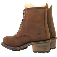 Caterpillar Lolita Womens Brown Heel Boots