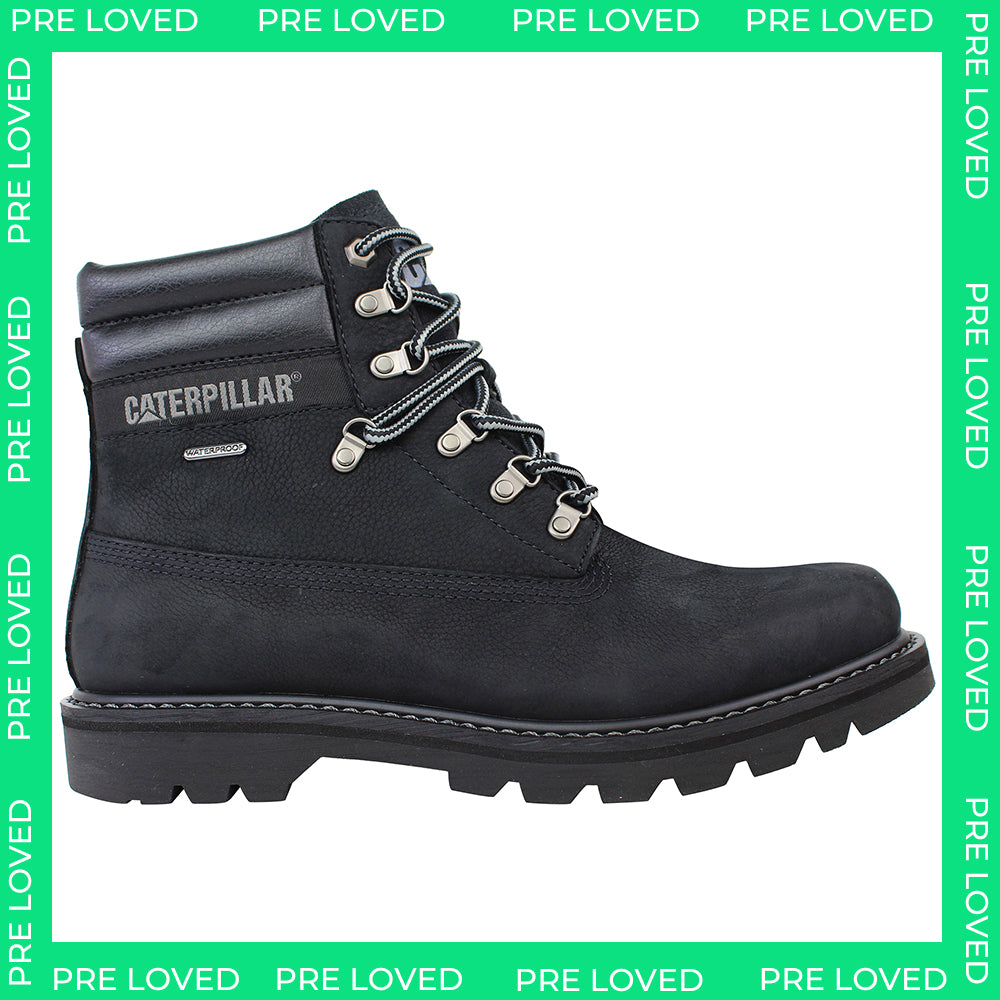 Caterpillar Colorado 2.0 Hiker Waterproof TX Mens Black Boots NO BOX