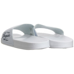 Original Penguin Passer Mens White Sliders