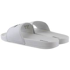 Penguin Pier Mens White Sliders