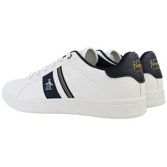 Penguin Steadman Retro Mens White Trainers