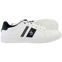 Penguin Steadman Retro Mens White Trainers