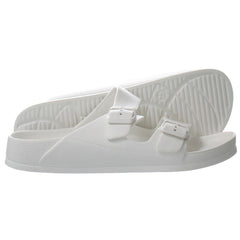 Penguin Heatwave Mens White Sliders