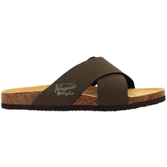 Penguin Pack Mens Brown Sliders