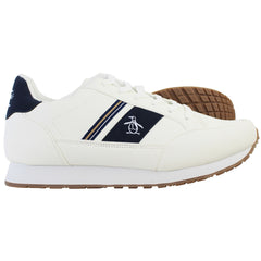 Penguin Bremen Mens White Trainers
