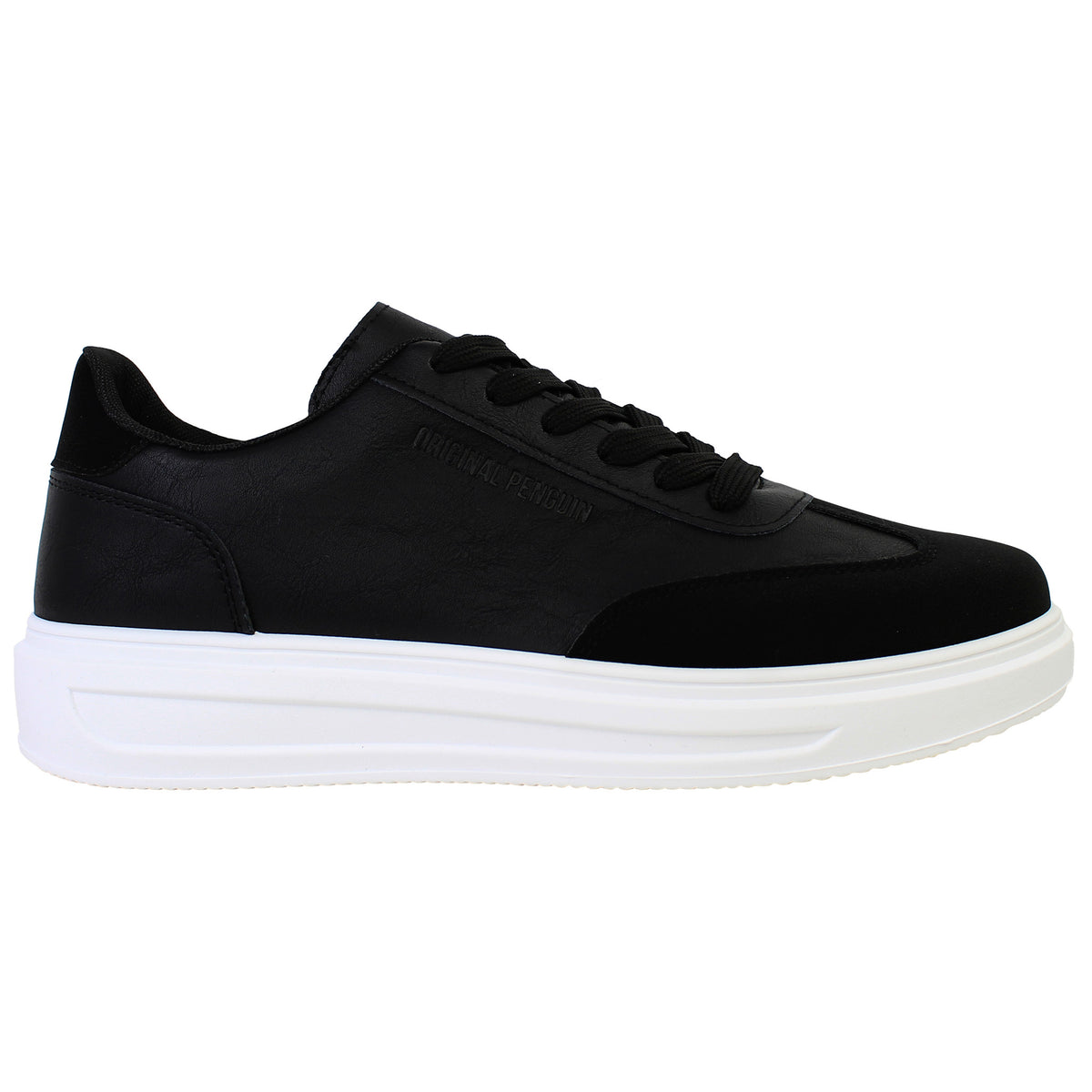 Penguin Mode Mens Black Trainers