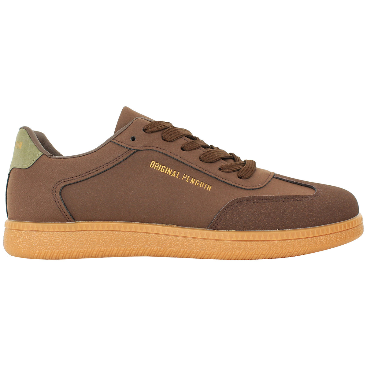 Penguin Salsa Mens Brown Trainers