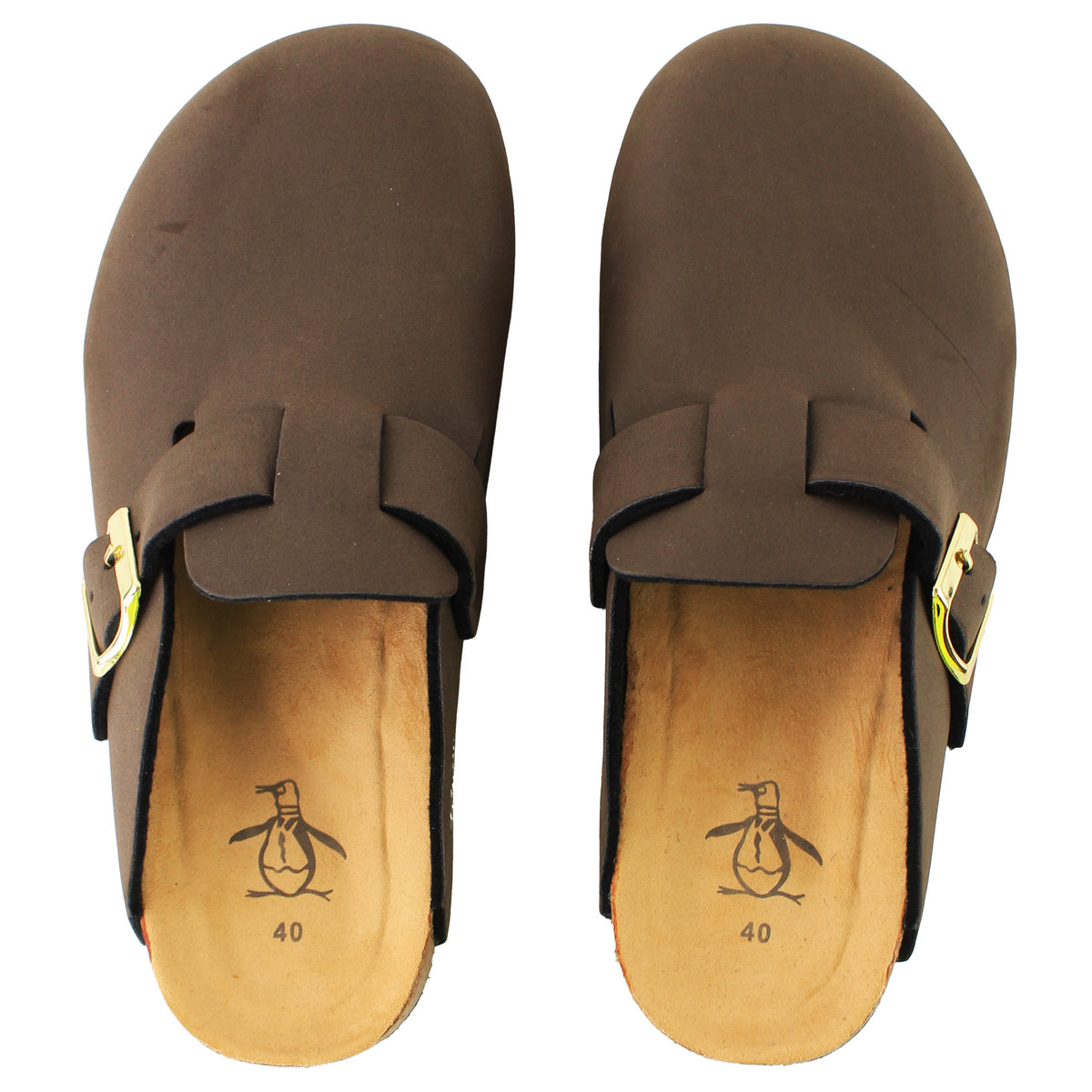 Penguin Poppy Womens Dark Brown Clogs