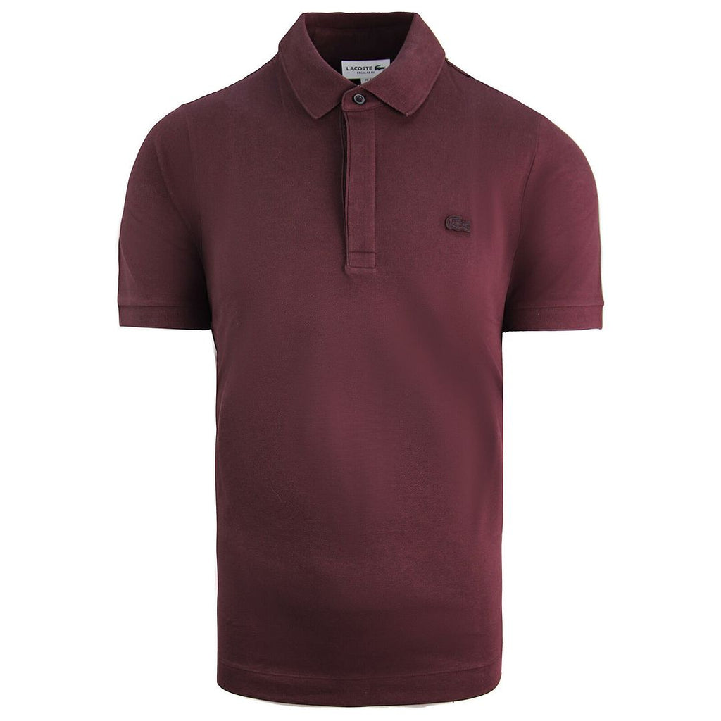 Lacoste Regular Fit Mens Burgundy Polo Shirt