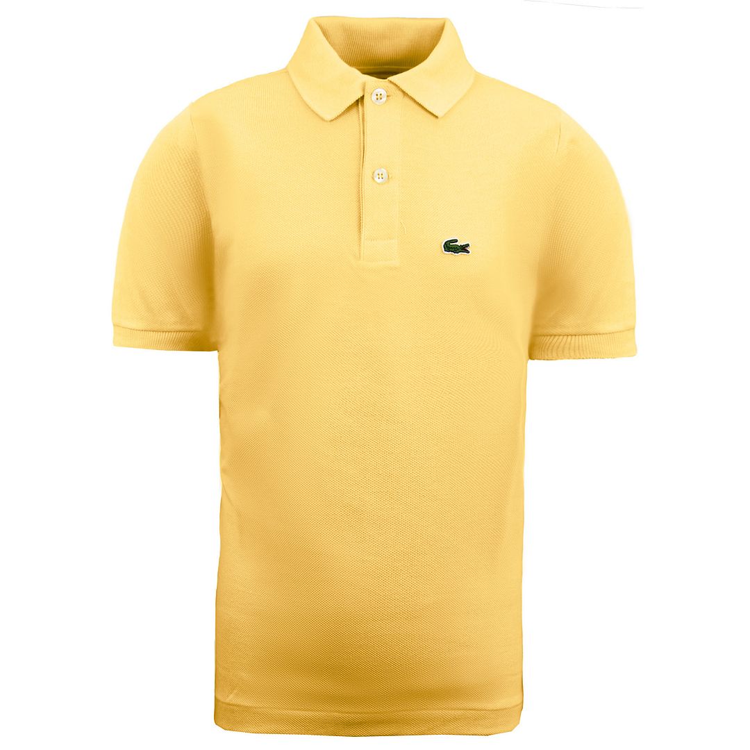 Lacoste Regular Fit Kids Yellow Polo Shirt