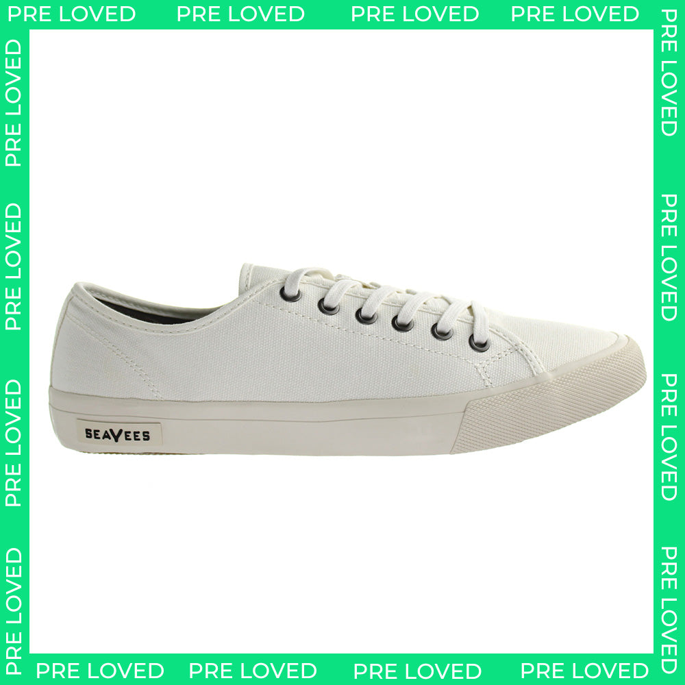 Seavees Monterey Sneaker Standard Mens White Plimsolls NO BOX