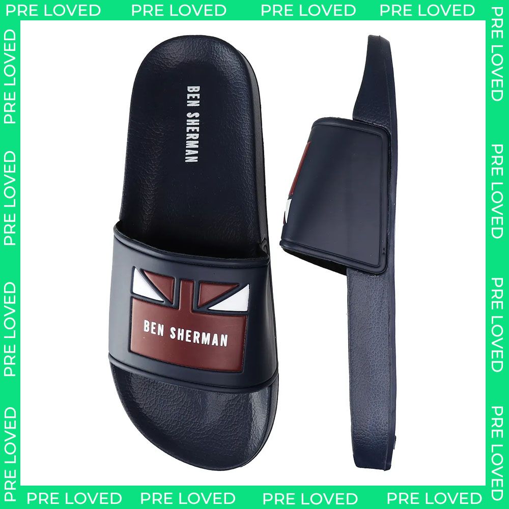 Ben Sherman Union Mens Navy Sliders NO BOX
