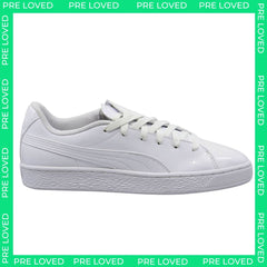 Puma Basket Crush Womens White Trainers NO BOX