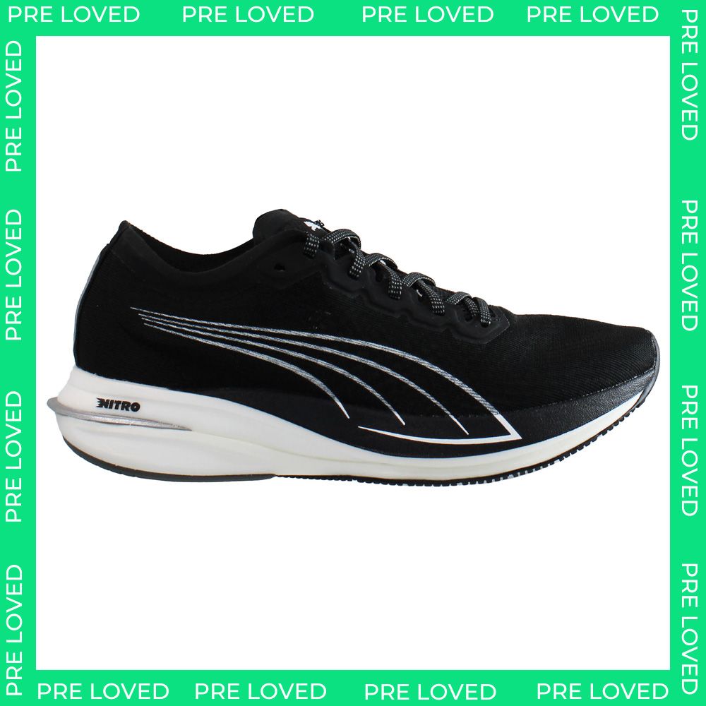 Puma Deviate Nitro Black Womens Running Shoes No Box