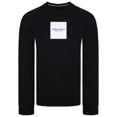 Weekend Offender Woan Reflective Mens Black Sweater