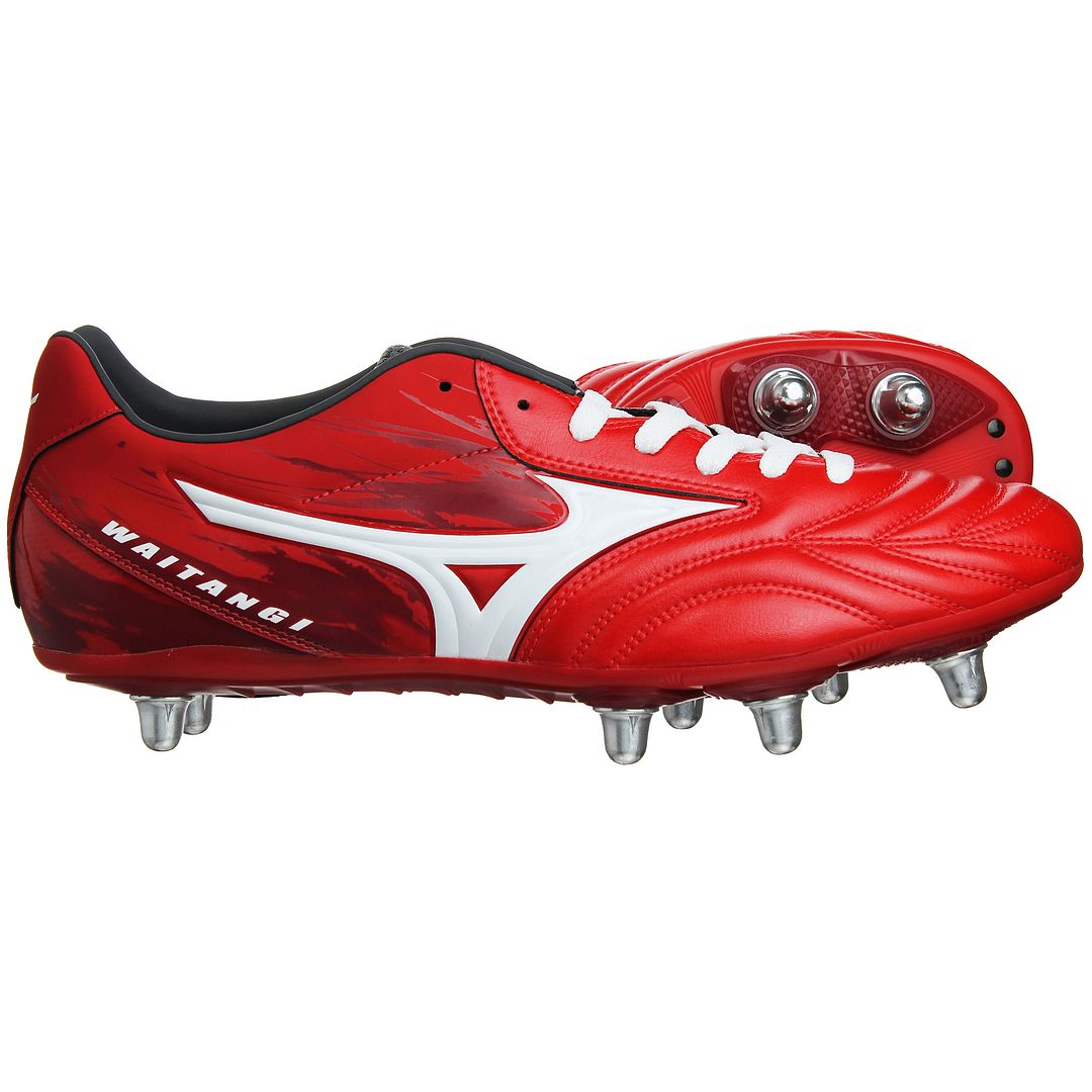 Mizuno Waitangi PS Rugby Mens Red Boots