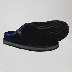 Ralph Lauren Button Scuff Black Mens Slippers NO BOX