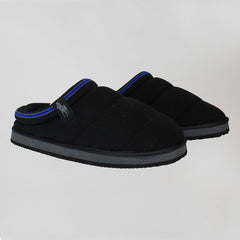 Ralph Lauren Button Scuff Black Mens Slippers NO BOX