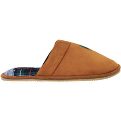 Ralph Lauren Snuff Plaid Brown Mens Slippers