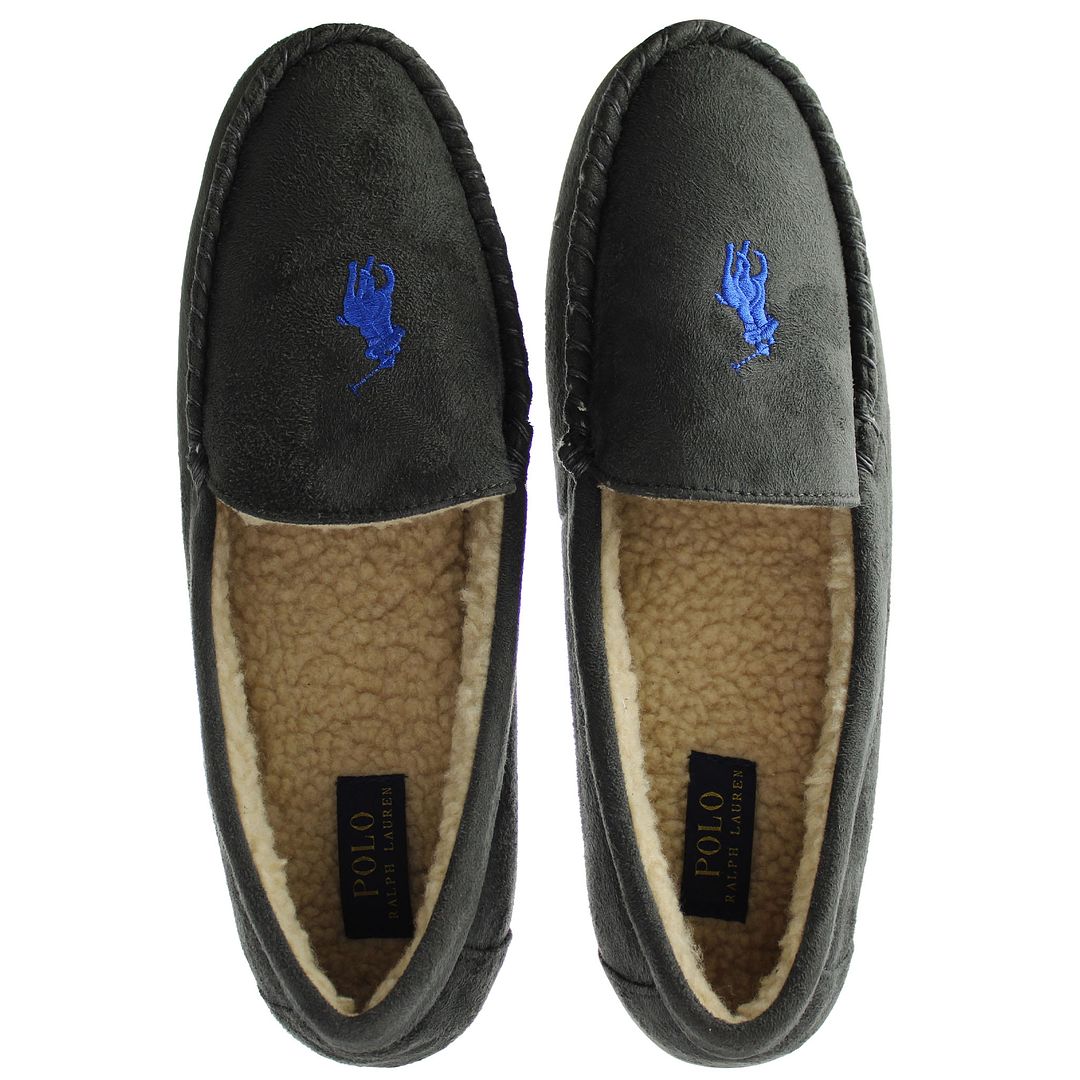 Ralph Lauren Dezi IV Mens Grey Slippers
