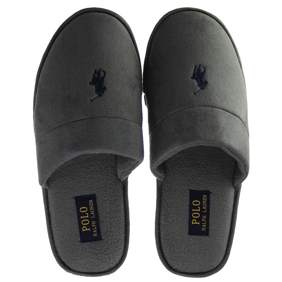 Ralph Lauren Summit Scuff II Mens Grey Slippers