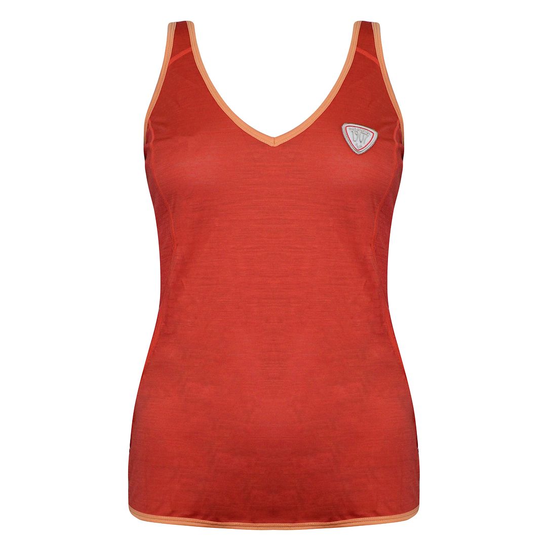 Rossignol Magic Womens Orange/Red Tank Top