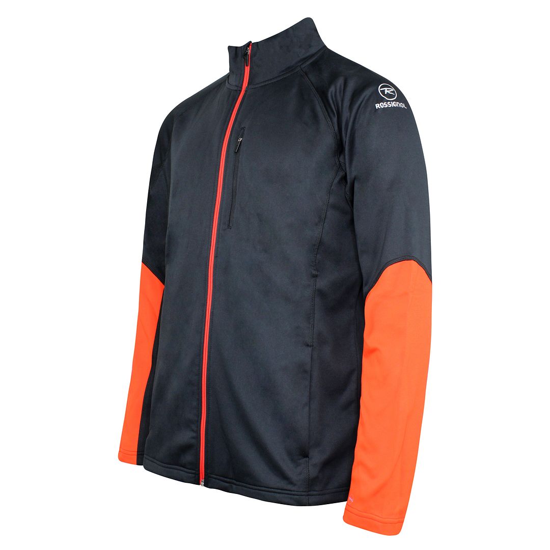 Rossignol Pro Team Mens Black/Orange Track Jacket