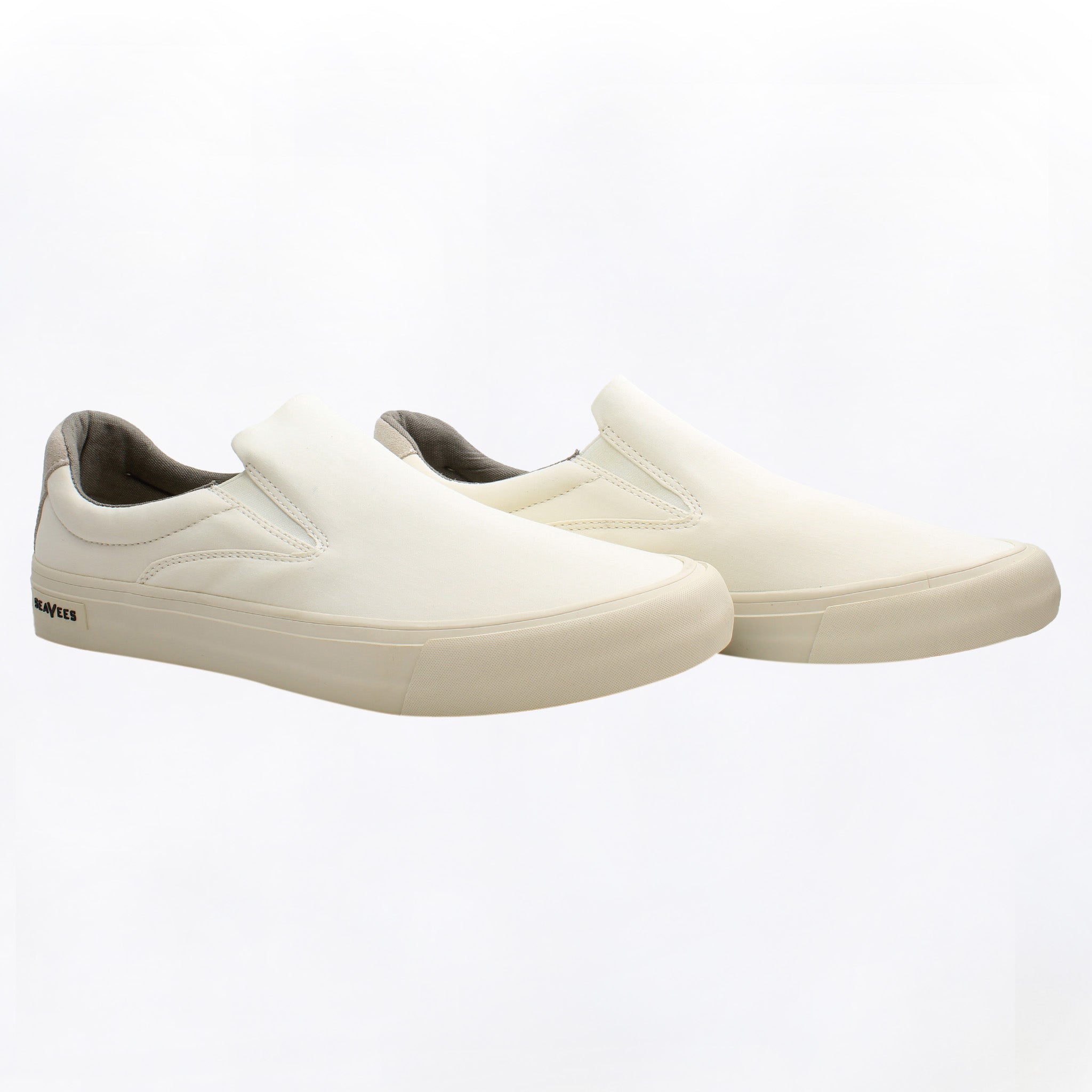 Seavees Hawthrone Slip On Standard Bleach Poplin  Off White Mens Shoes NO BOX