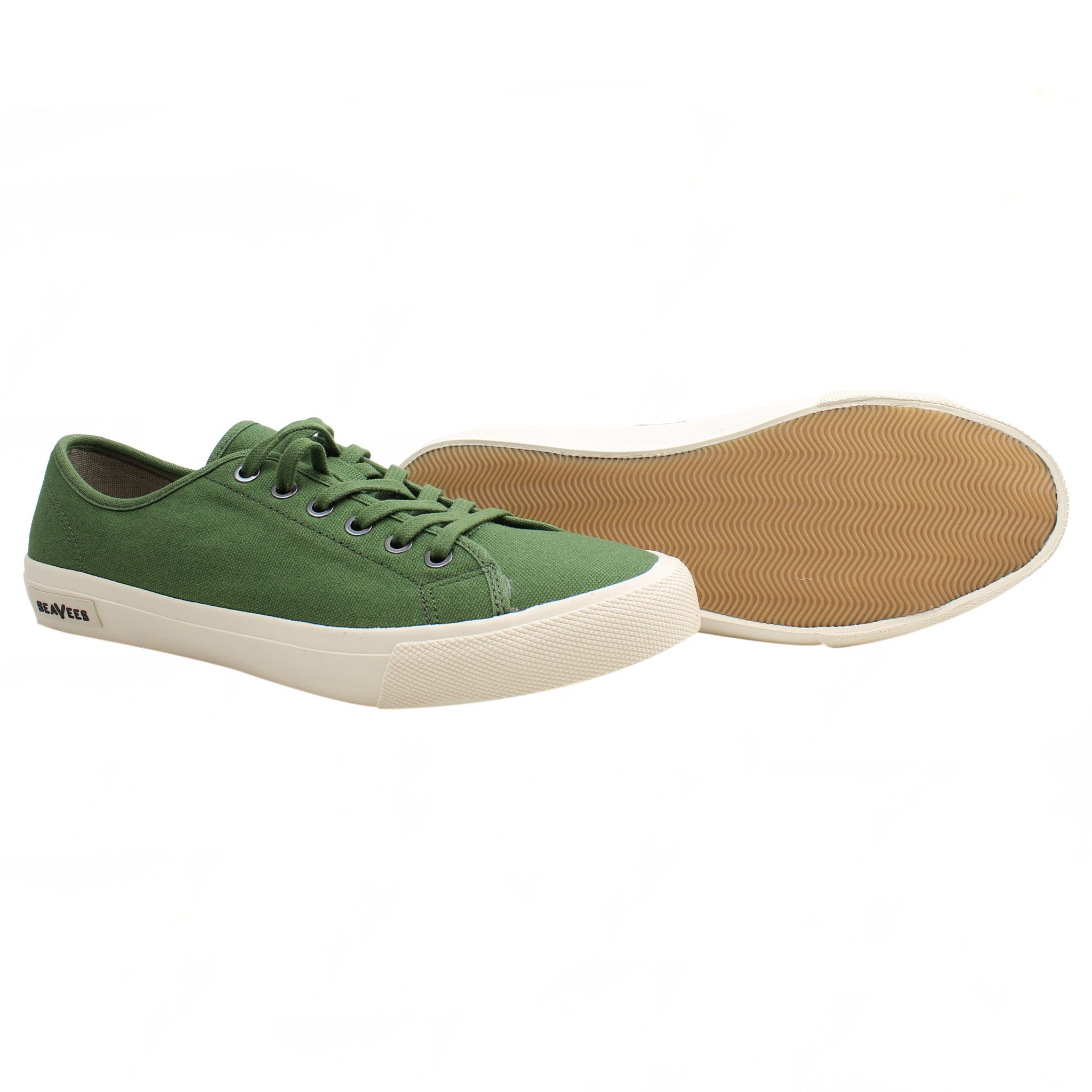 Seavees Monterey Sneaker Standard Green Mens Plimsolls NO BOX