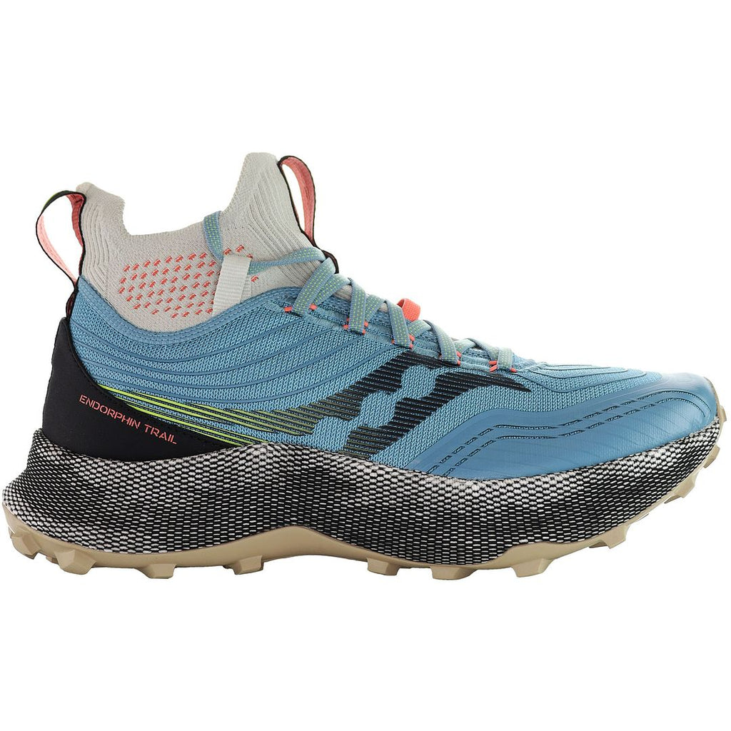 Saucony Endorphin Trial Mid Runshield Womens Blue Trainers