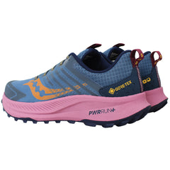 Saucony Ride Trial 2 Gore-Tex Womens Navy Running Shoes