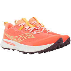 Saucony Peregrine 15 Womens Coral Running Shoes