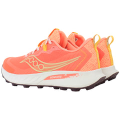 Saucony Peregrine 15 Womens Coral Running Shoes