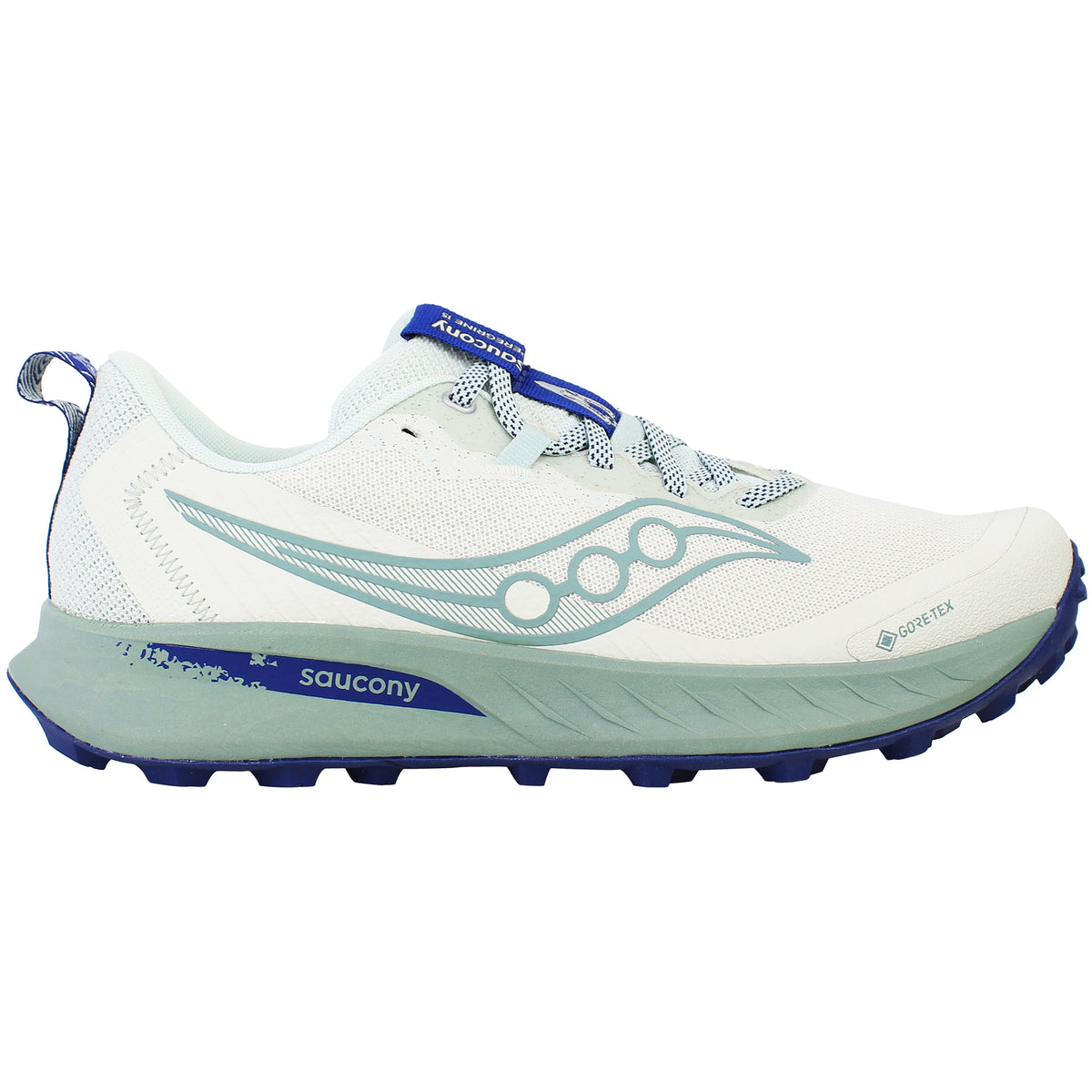 Saucony Peregrine 15 Gore-Tex Womens White Running Shoes