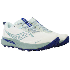 Saucony Peregrine 15 Gore-Tex Womens White Running Shoes