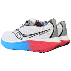 Saucony Ride 18 Womens White Running Shoes