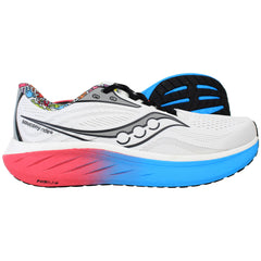 Saucony Ride 18 Womens White Running Shoes