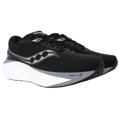 Saucony Triumph 22 Mens Black Running Shoes (Wide)