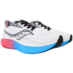 Saucony Ride 18 Mens White Running Shoes
