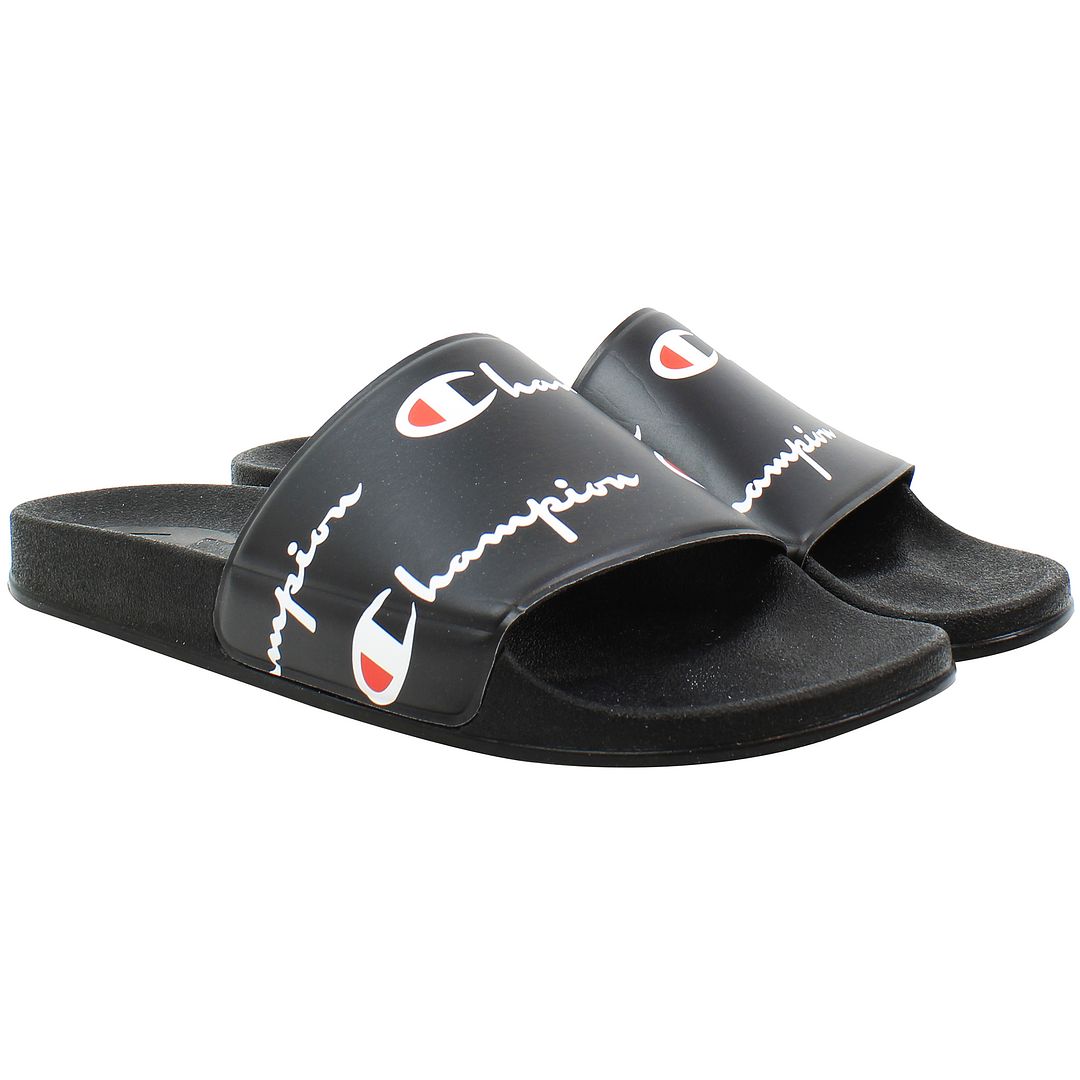 Champion Slide Mens Black Sliders