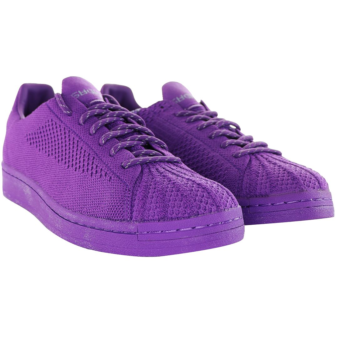 Adidas x Pharrell Williams Superstar Mens Purple Trainers