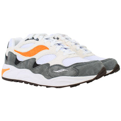 Saucony Grid Shadow 2 Mens White/Grey Trainers