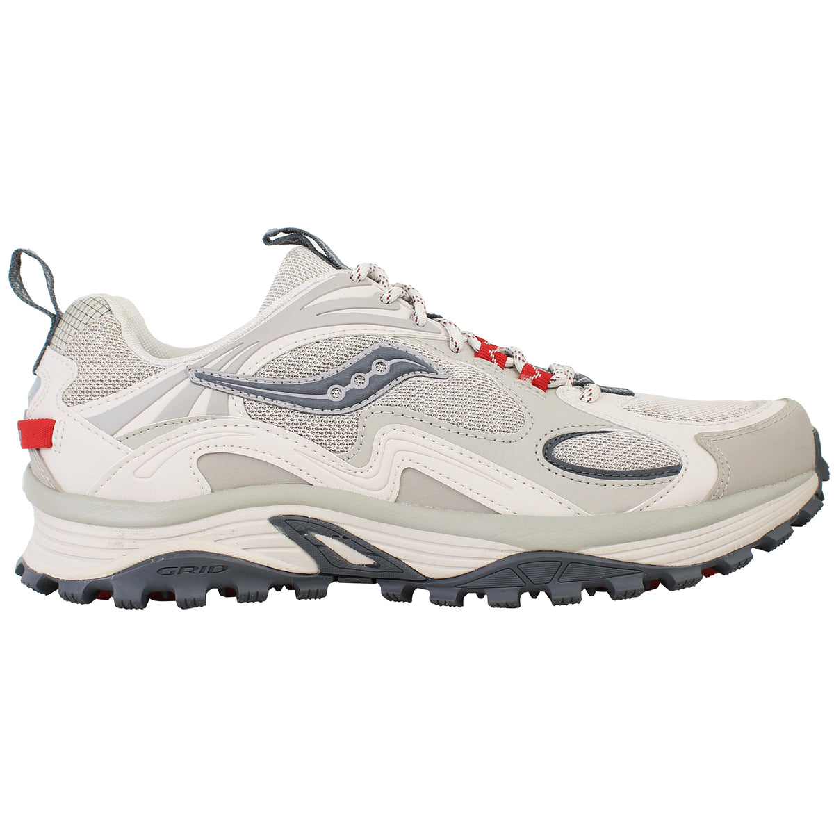 Saucony Grid Aura X Mens Beige Trainers