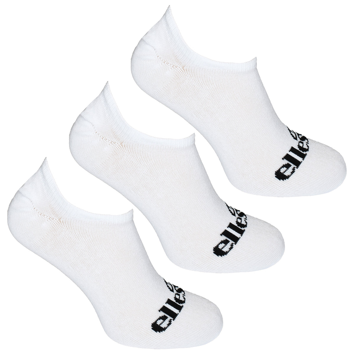 Ellesse 3-Pack Frimo Mens White No Show Socks