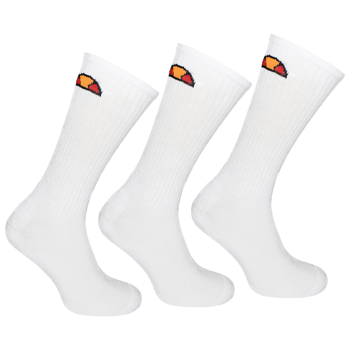 Ellesse 3-Pack Tisbi Mens White Long Socks