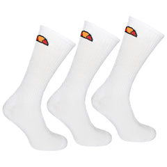 Ellesse 3-Pack Tisbi Mens White Long Socks