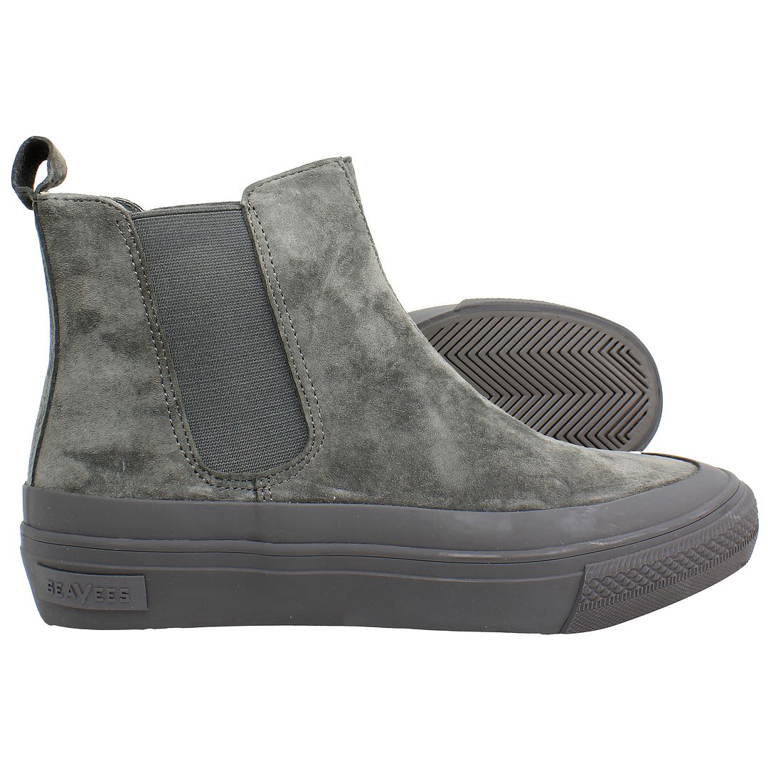 Seavees Shipyard Womens Grey Boots