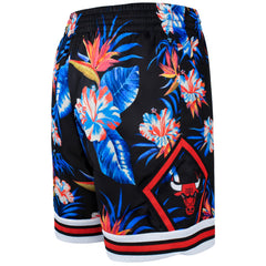 Mitchell & Ness NBA Chicago Bulls Floral Swingman Mens Multicolour Shorts