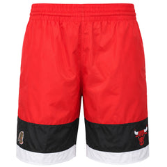 Mitchell & Ness NBA Chicago Bulls Striped Mens Red Shorts