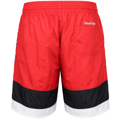 Mitchell & Ness NBA Chicago Bulls Striped Mens Red Shorts